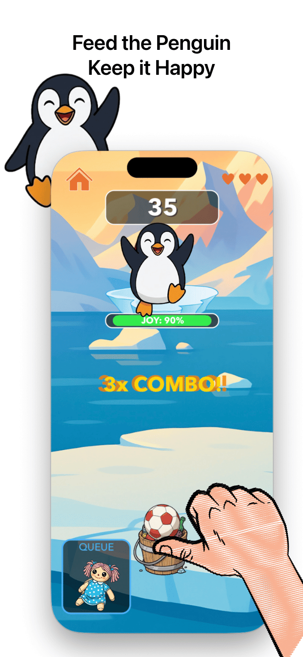Feed the Penguin Screenshot 1